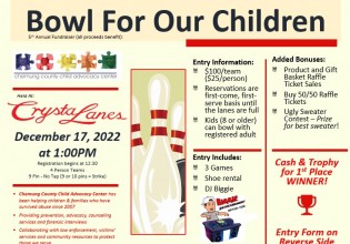 5th Annual Bowl for Our Children for the Chemung County Child Advocacy  Center