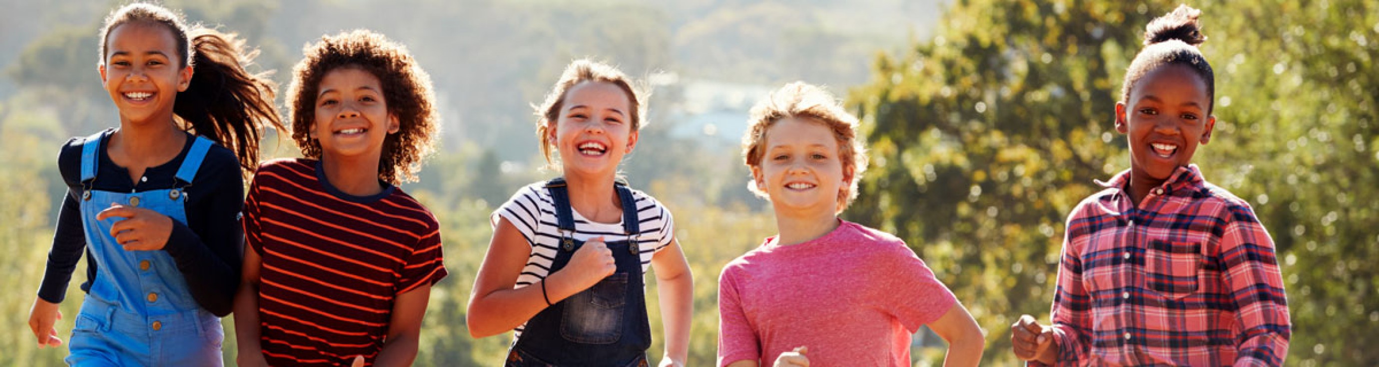 kids running